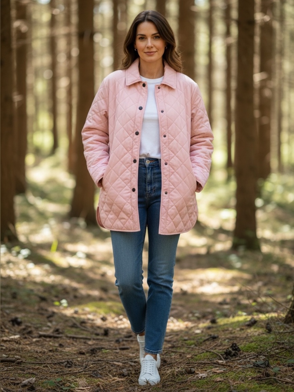 Joie x Revolve Blush Pink Quilted Utility Jacket NWT